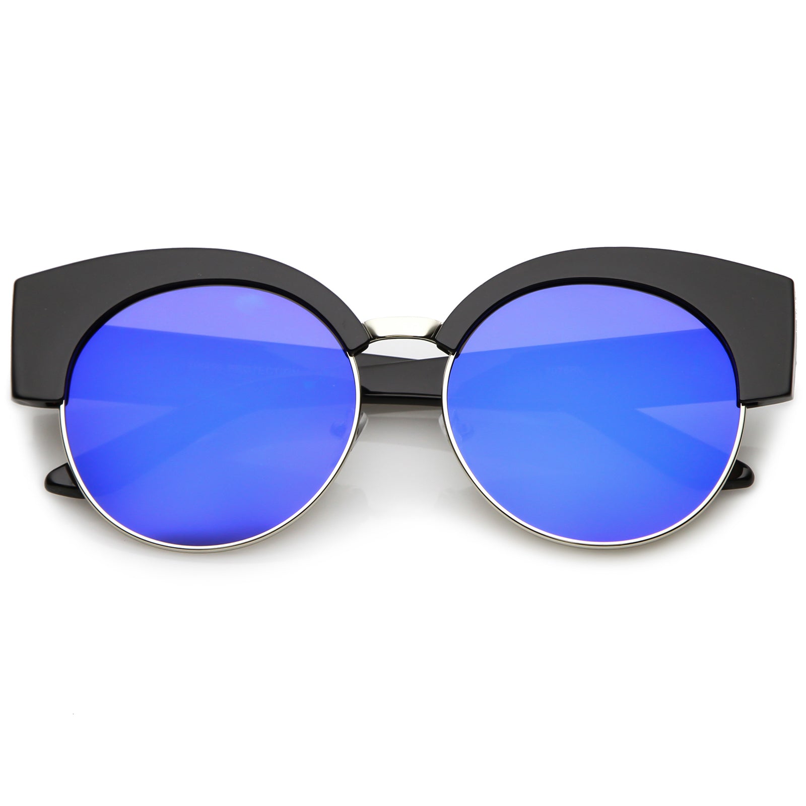 Black Silver / Blue Mirror