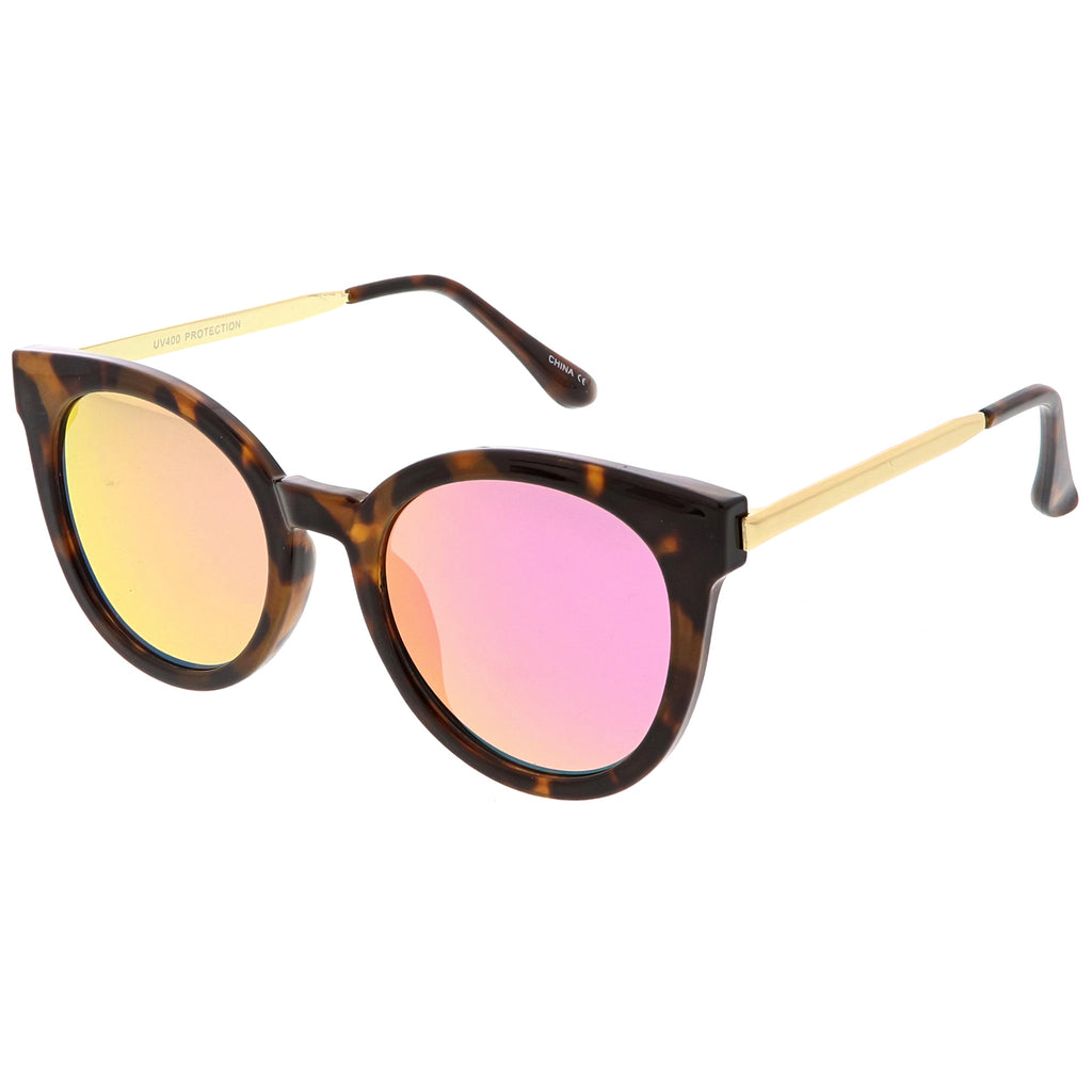 Tortoise Gold / Magenta Mirror