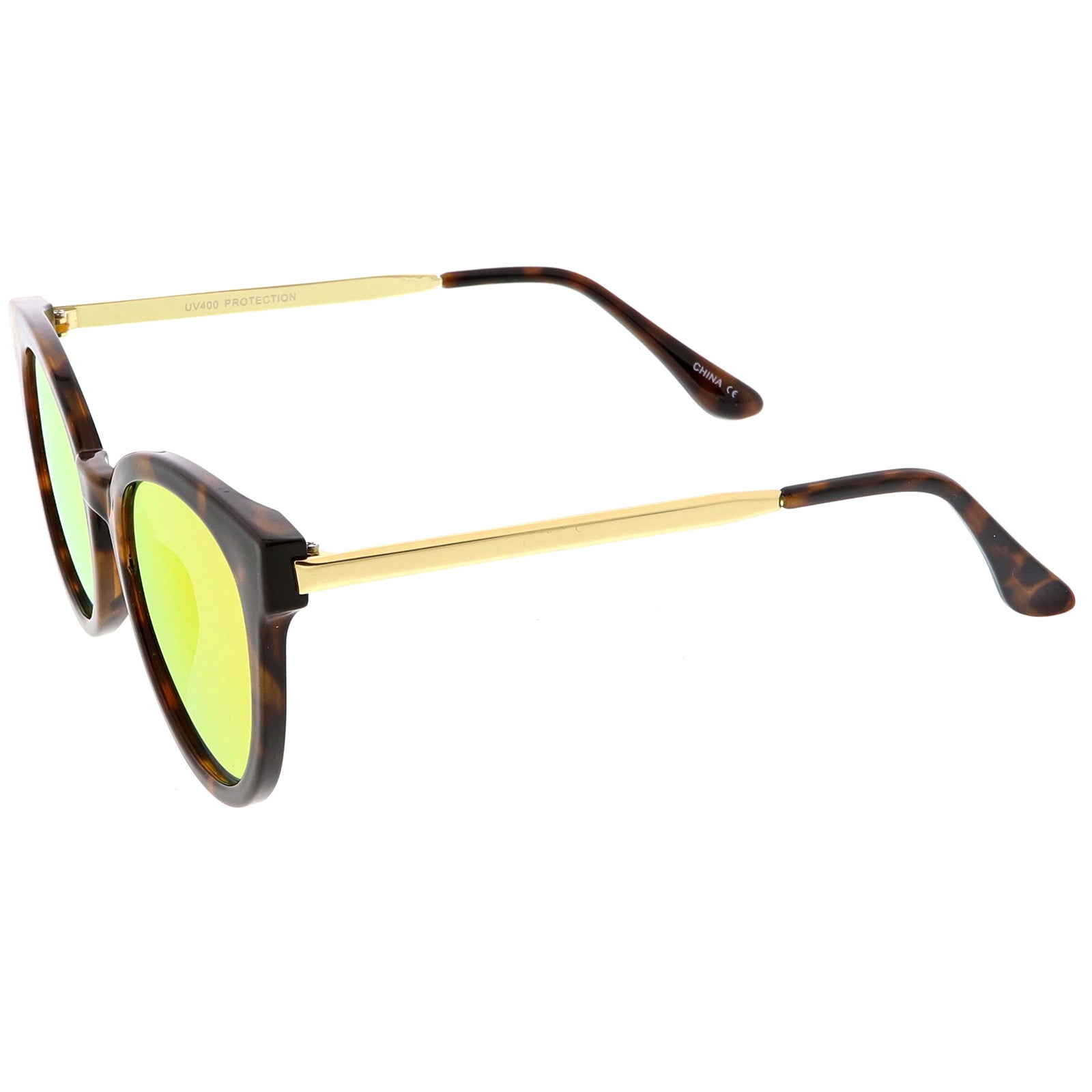 Tortoise Gold / Magenta Mirror