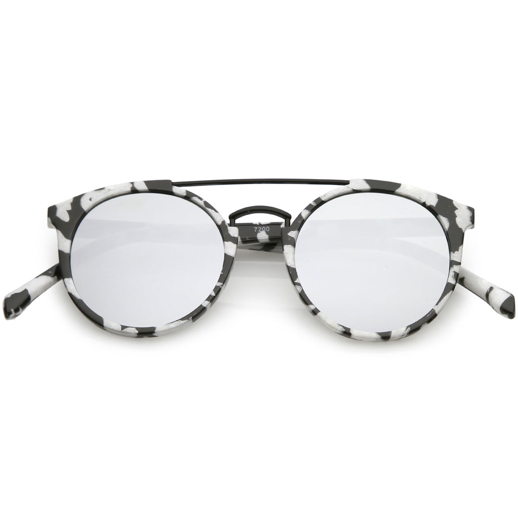 Marble Black / Silver Mirror