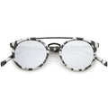 Marble Black / Silver Mirror