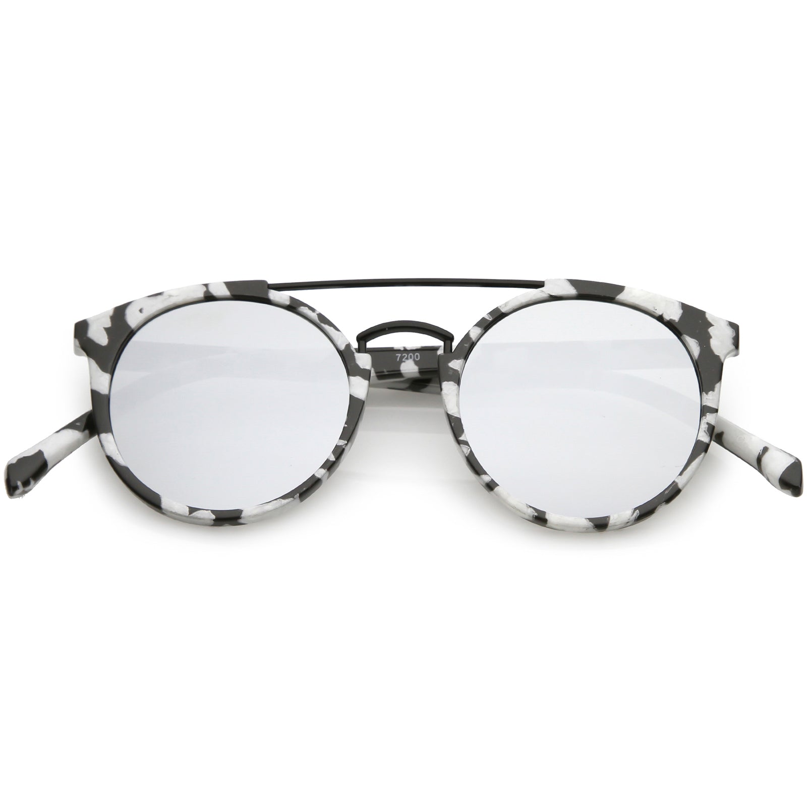 Marble Black / Silver Mirror