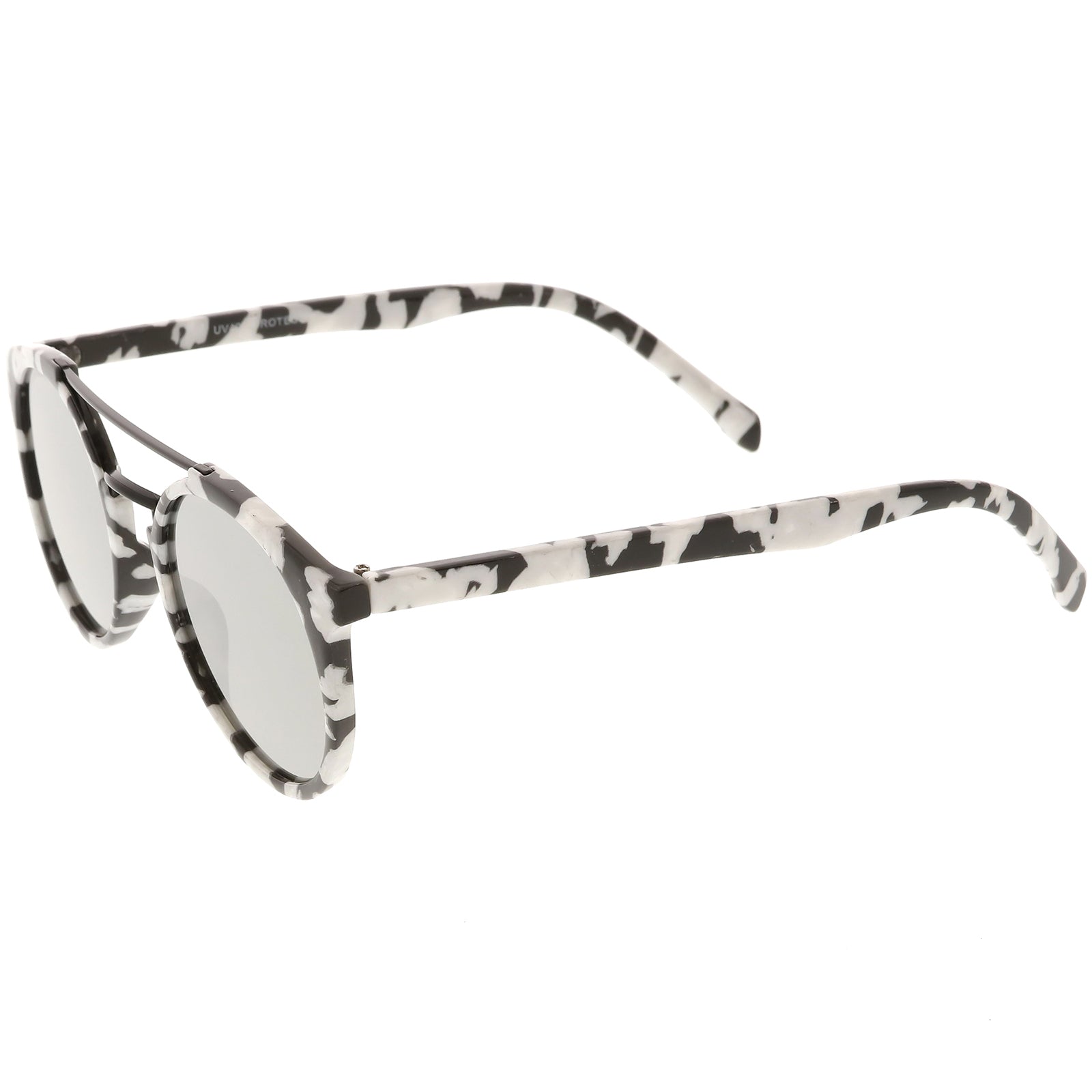 Marble Black / Silver Mirror