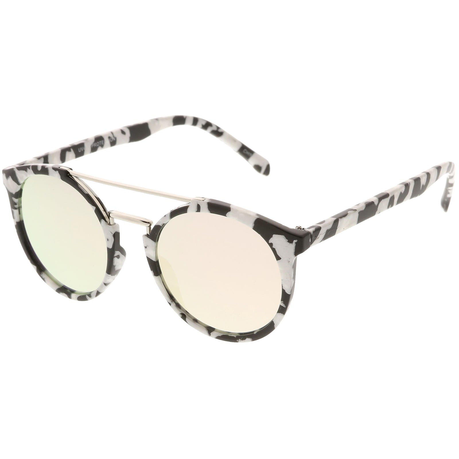 Marble Silver / Pink Mirror