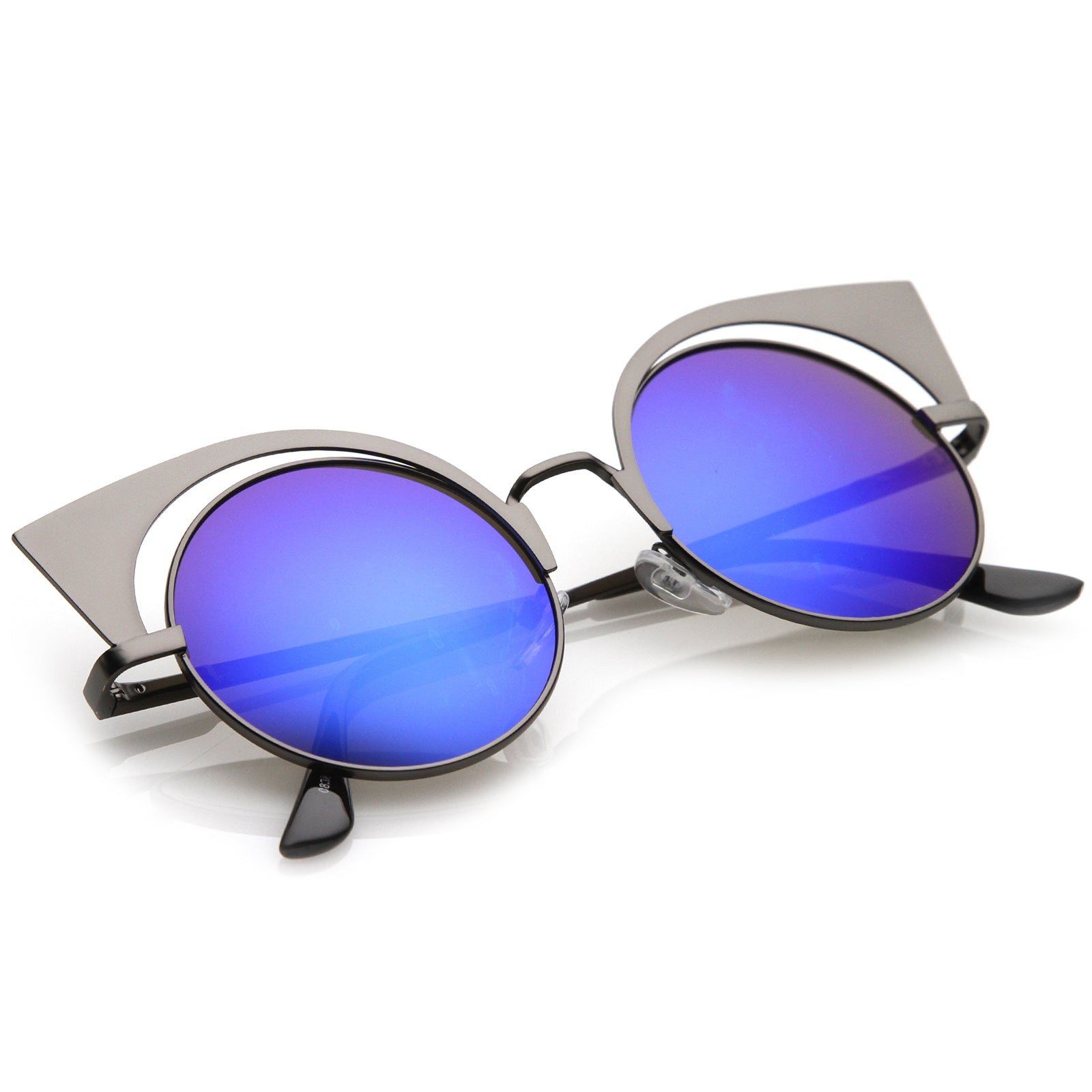 Black / Blue Mirror