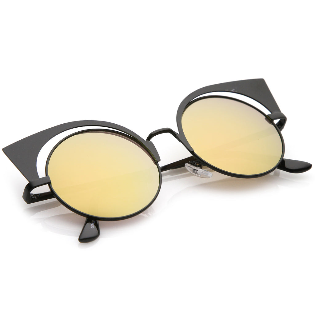 Black / Pink-Yellow Mirror