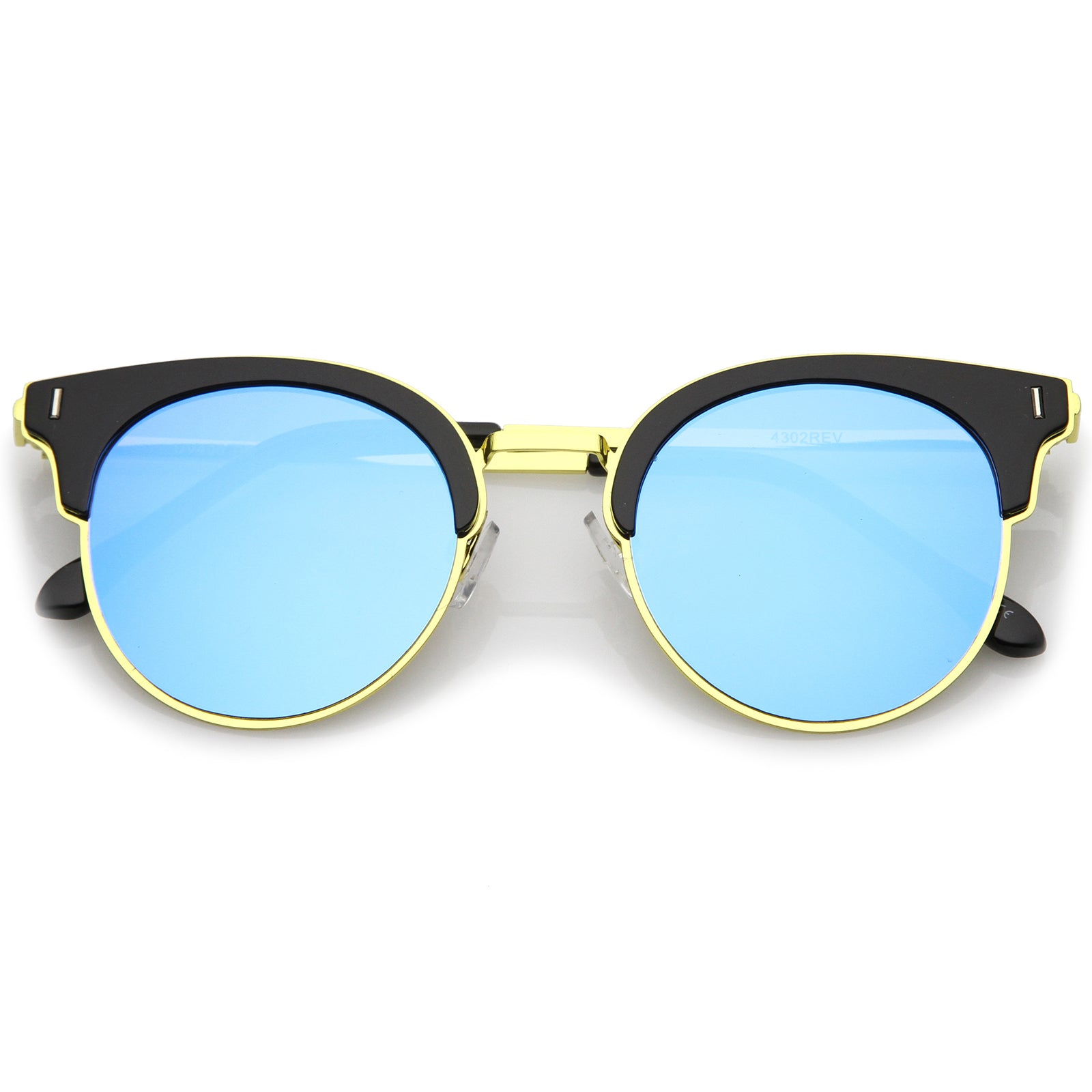 Black-Gold / Blue Mirror