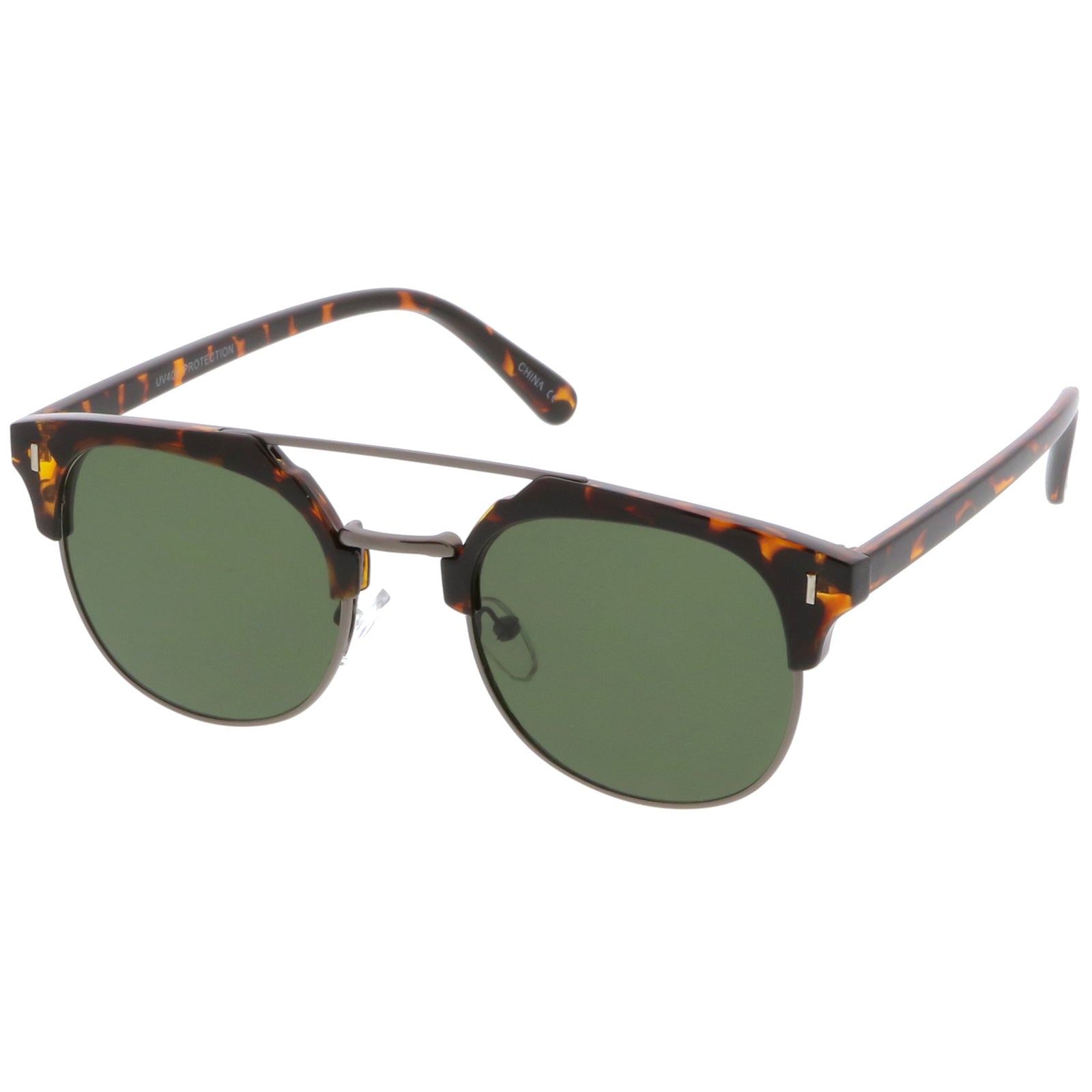 Tortoise-Gunmetal / Green