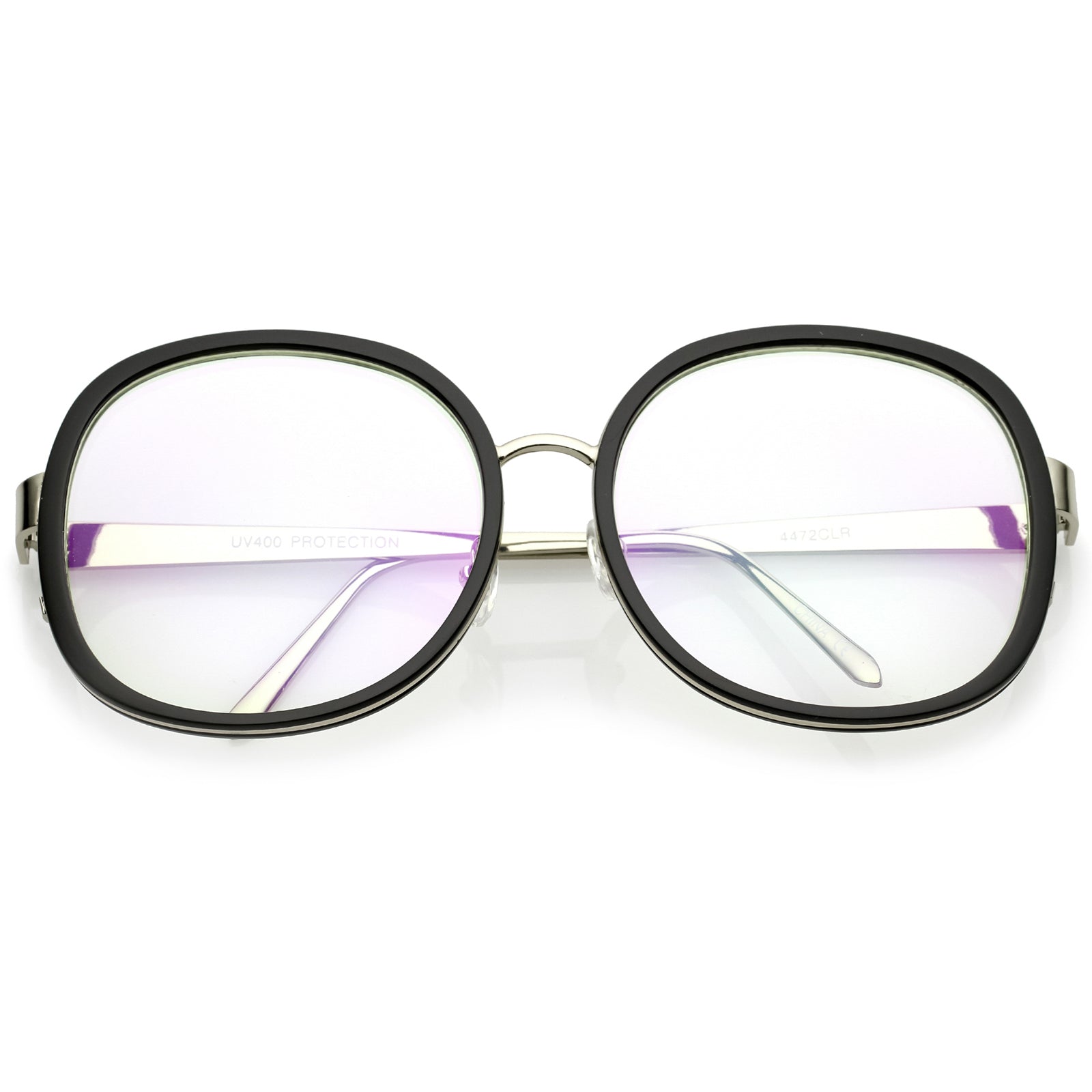 Black-Silver / Clear