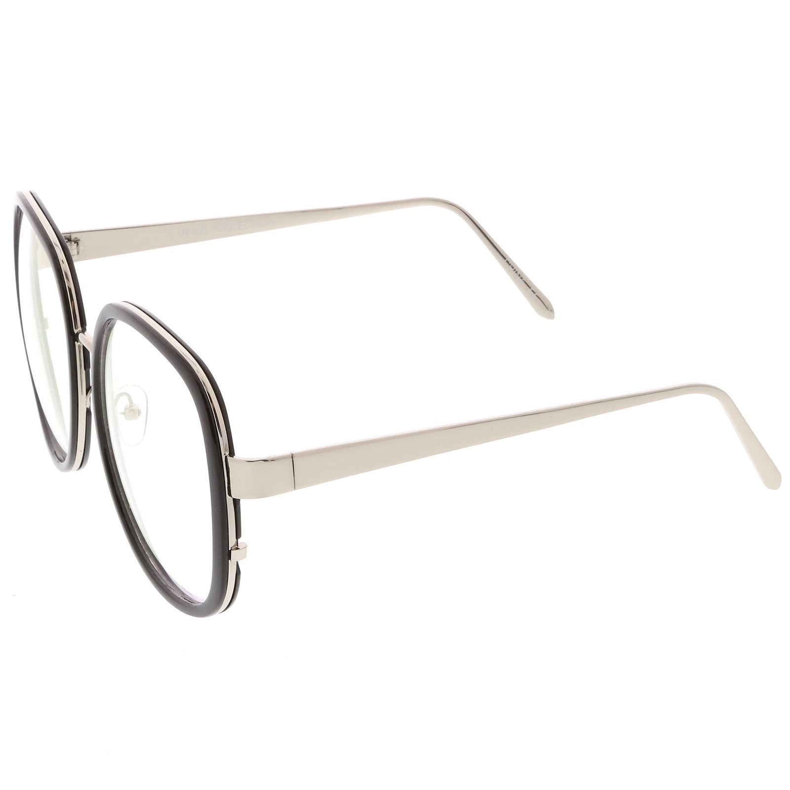 Black-Silver / Clear