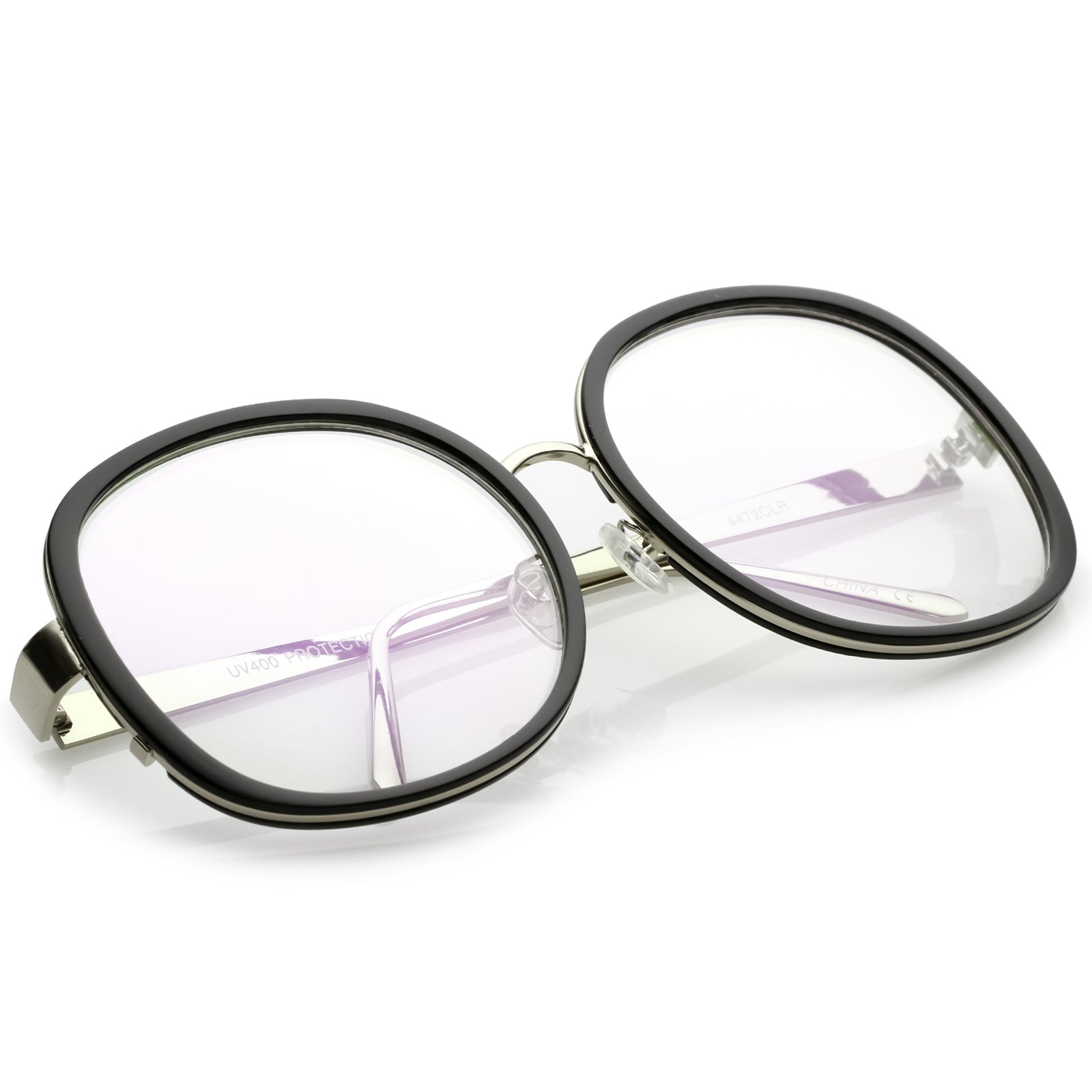Black-Silver / Clear