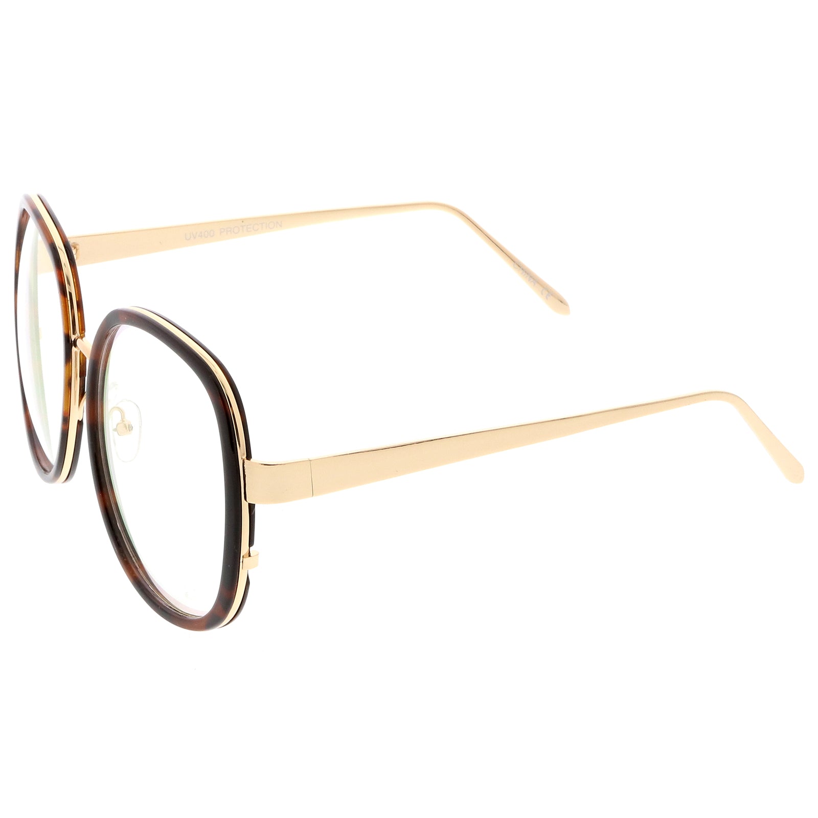 Tortoise-Gold / Clear