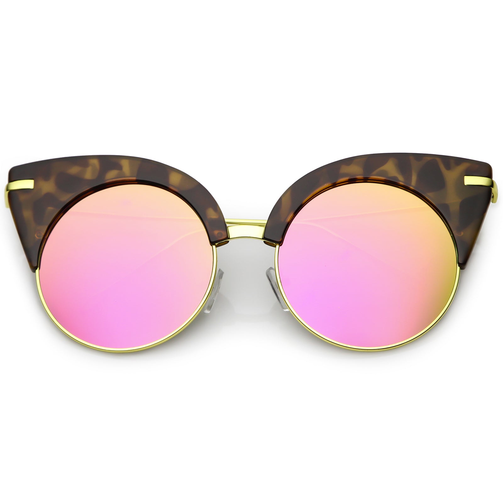 Tortoise Gold / Magenta Mirror