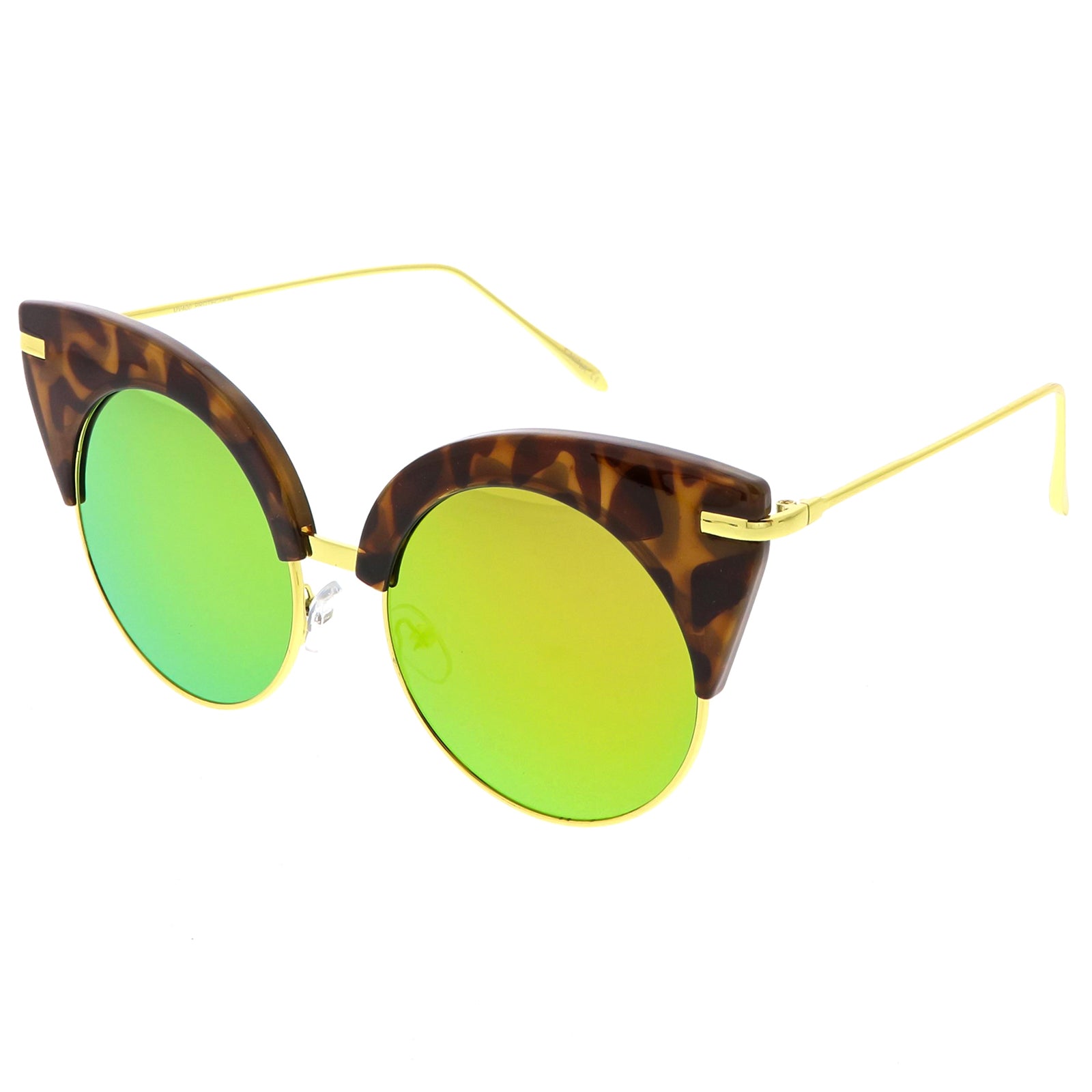 Tortoise Gold / Magenta Mirror