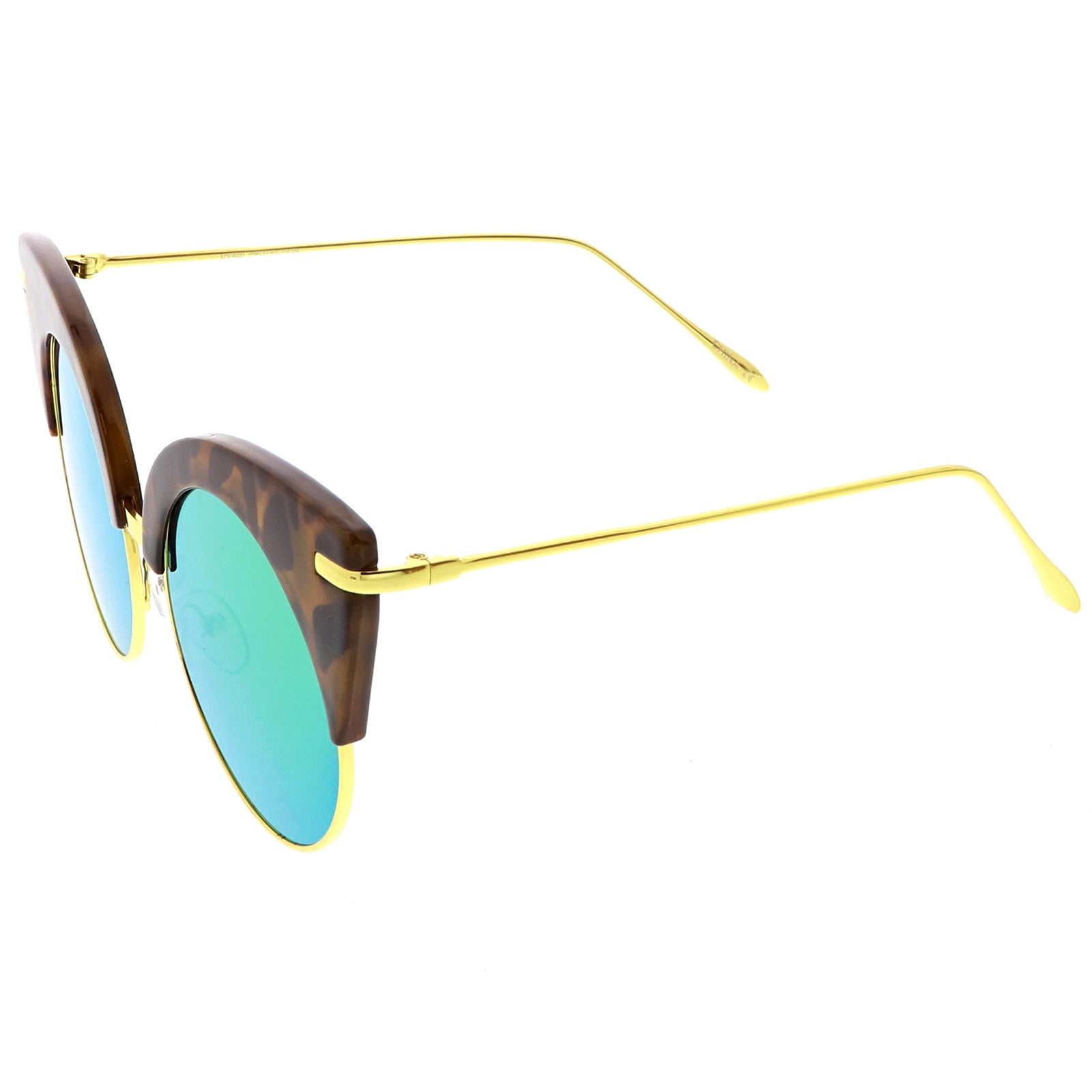 Tortoise Gold / Magenta Mirror