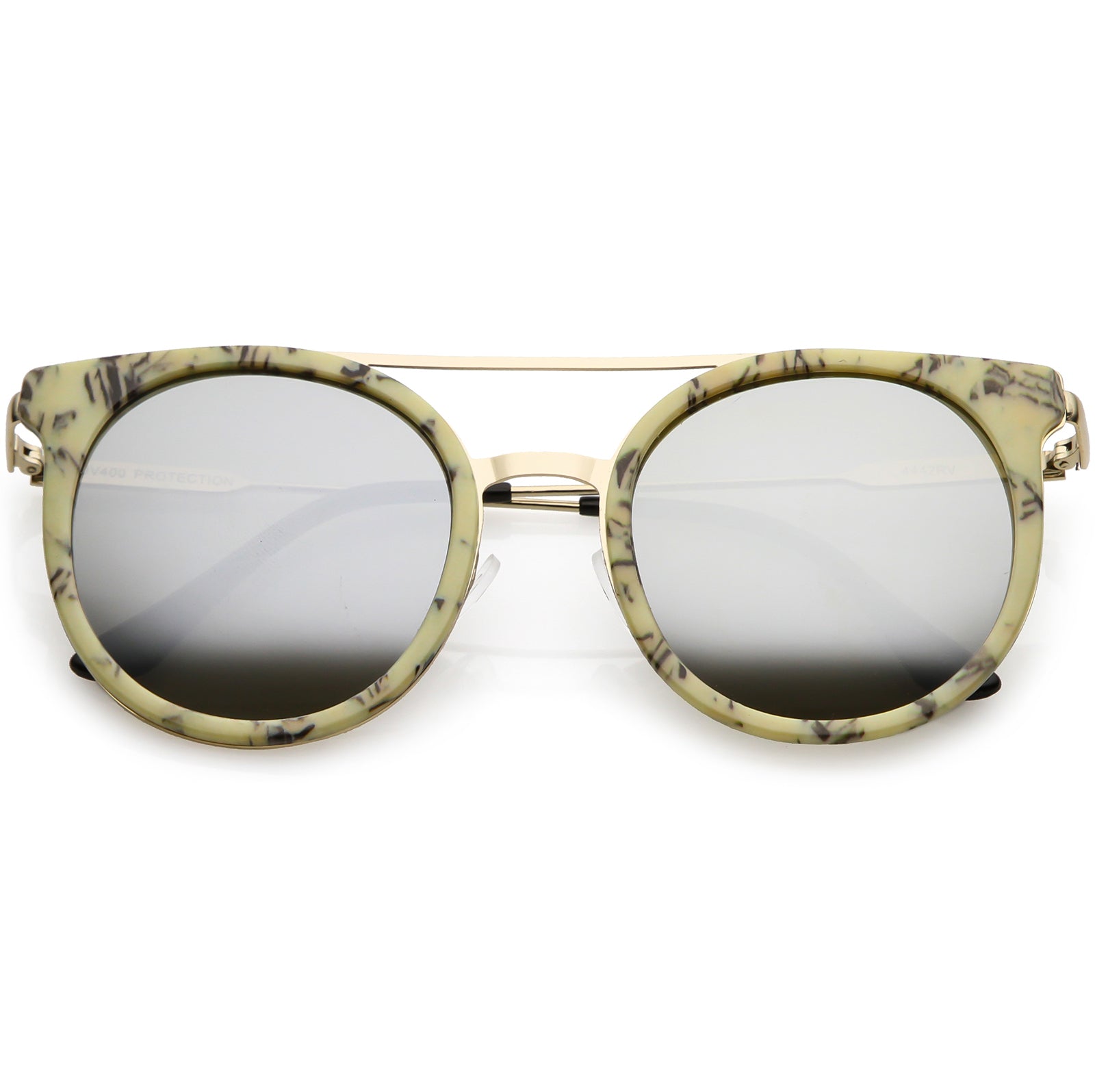 Beige Gold / Silver Mirror
