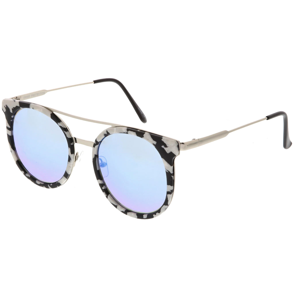 Black Silver / Blue Mirror