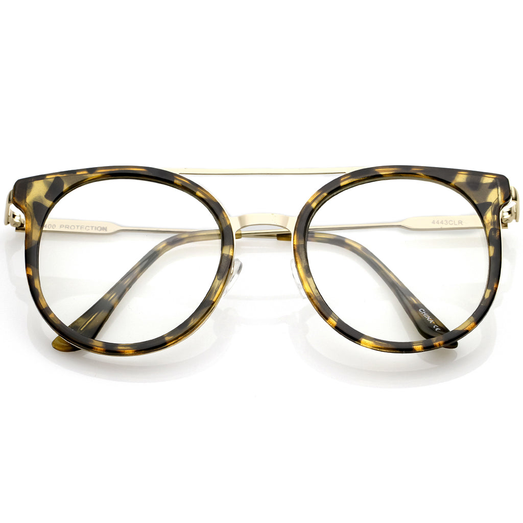 Tortoise-Gold / Clear