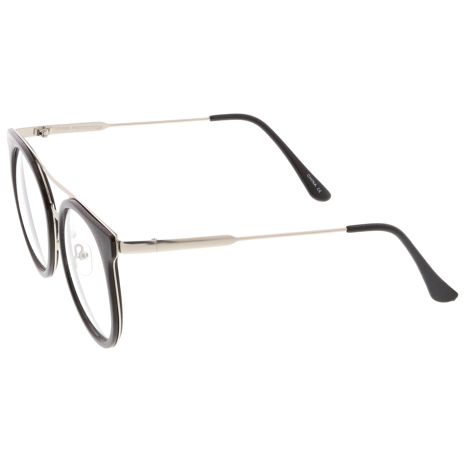 Black-Silver / Clear