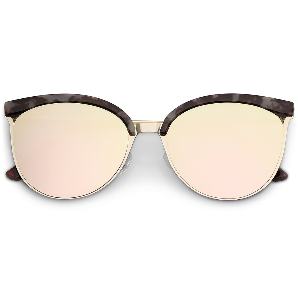 Brown Marble Gold / Pink Mirror