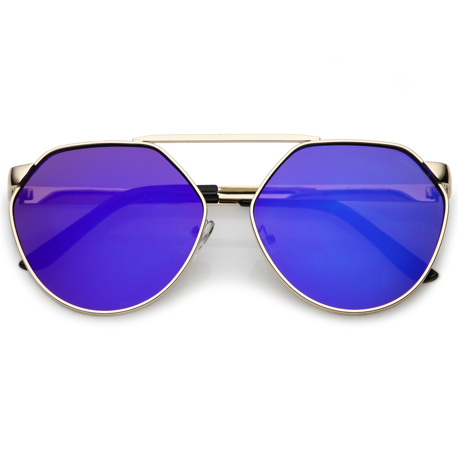 Gold / Blue Mirror