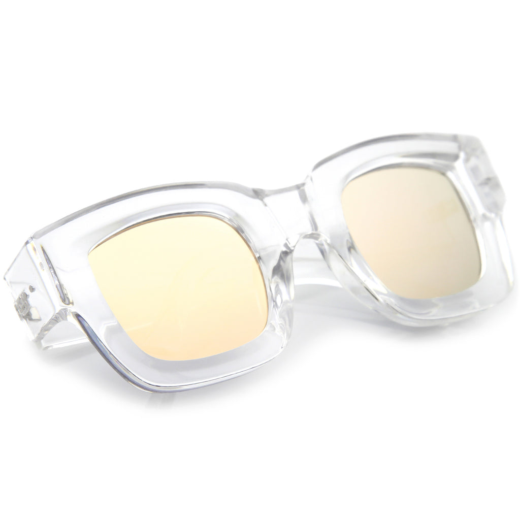 Clear / Pink Mirror