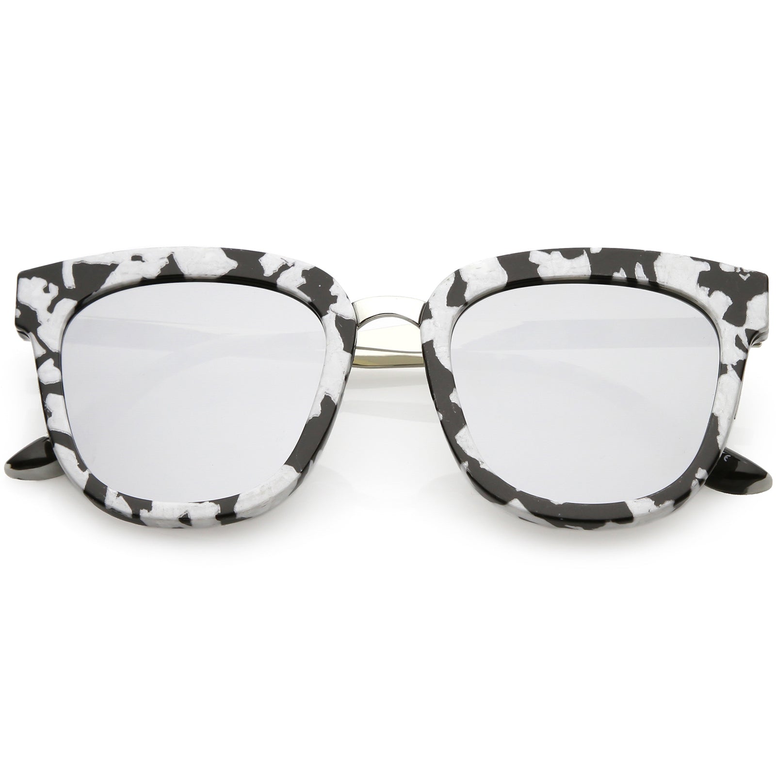 Black White Silver / Silver Mirror