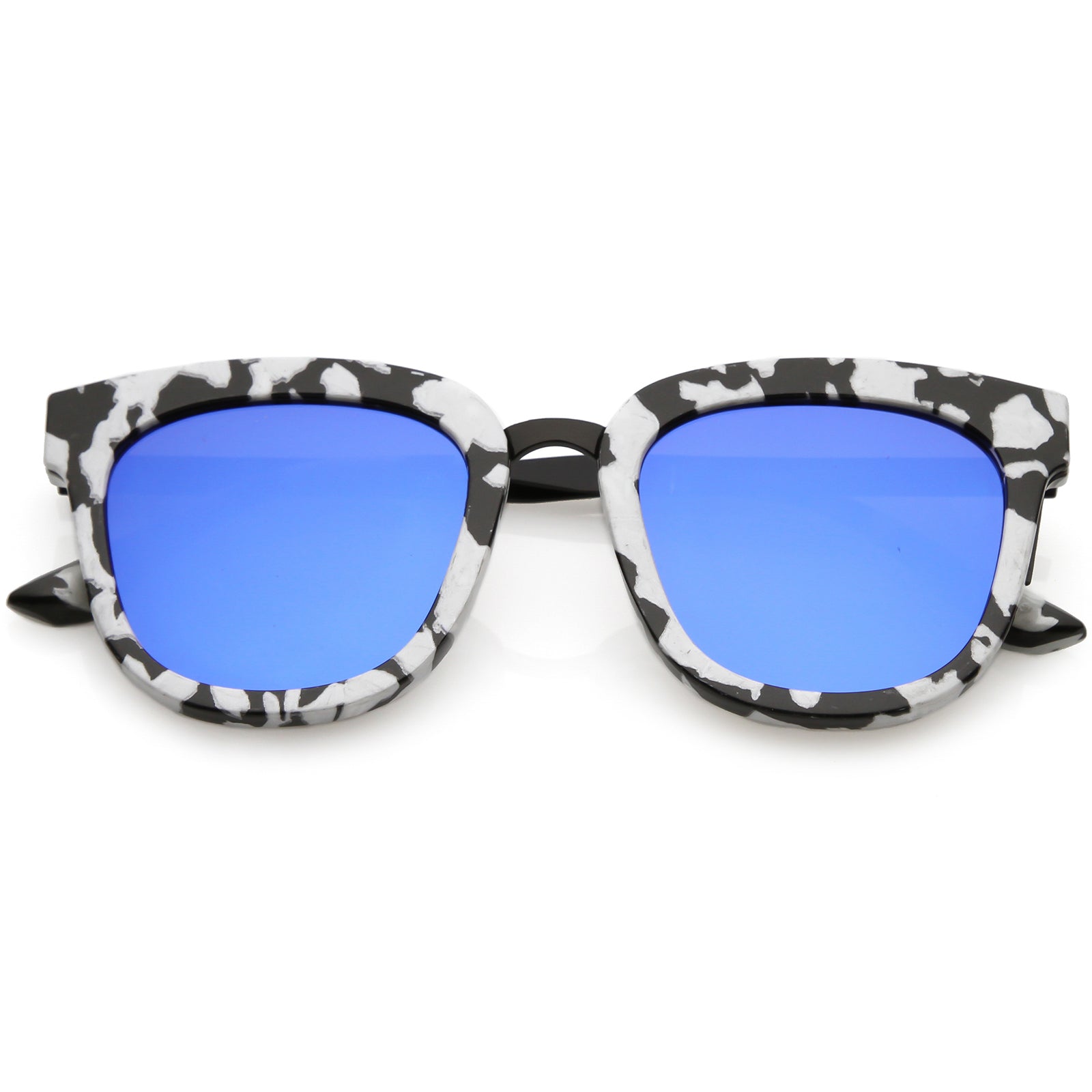 Black White Black / Blue Mirror