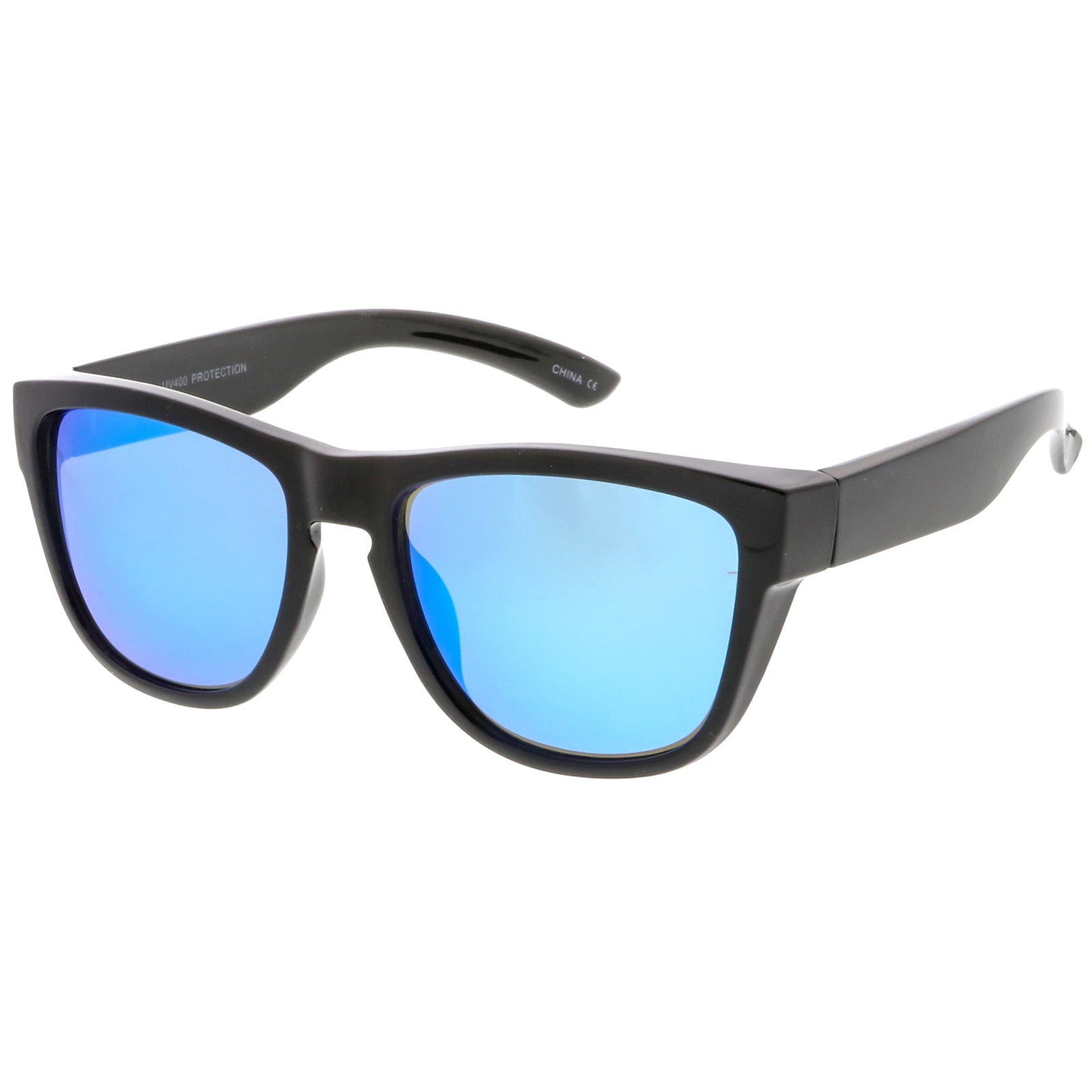Shiny Black / Blue Mirror