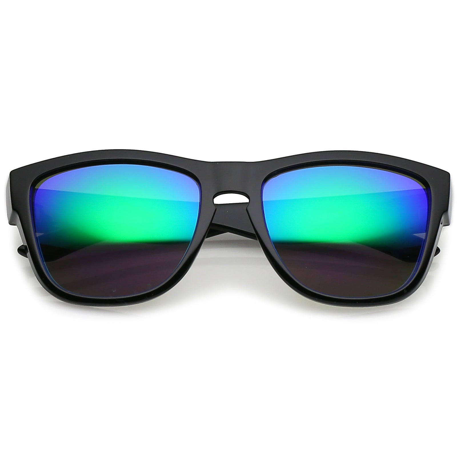 Shiny Black / Green Mirror