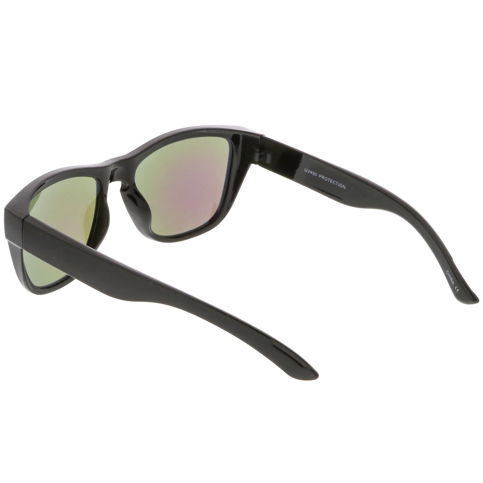 Shiny Black / Green Mirror