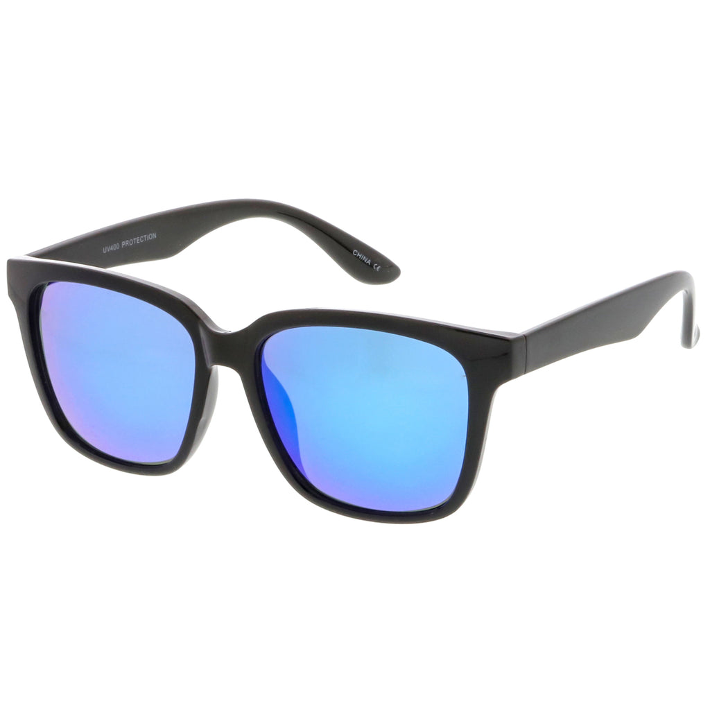 Shiny Black / Blue Mirror