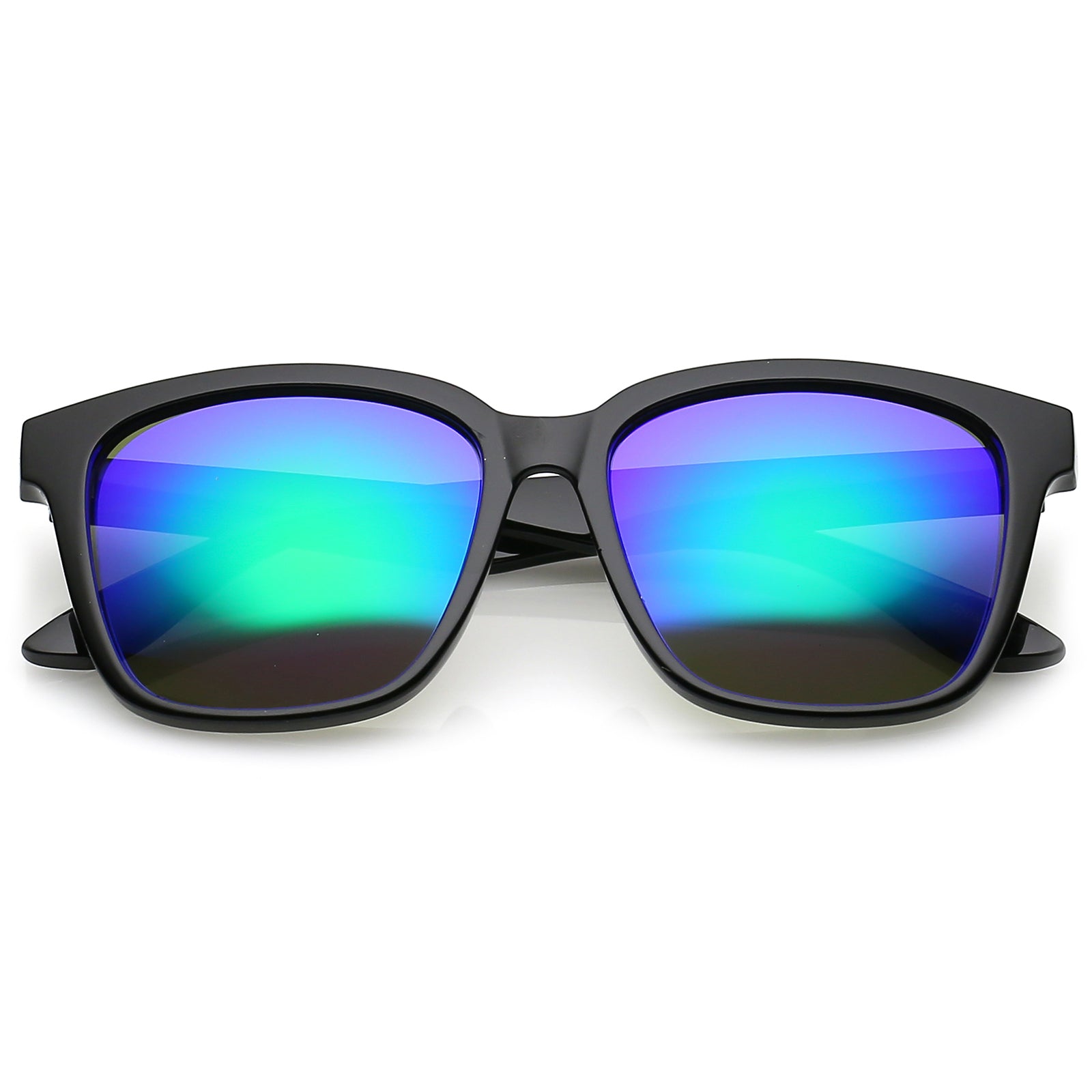 Shiny Black / Green Mirror