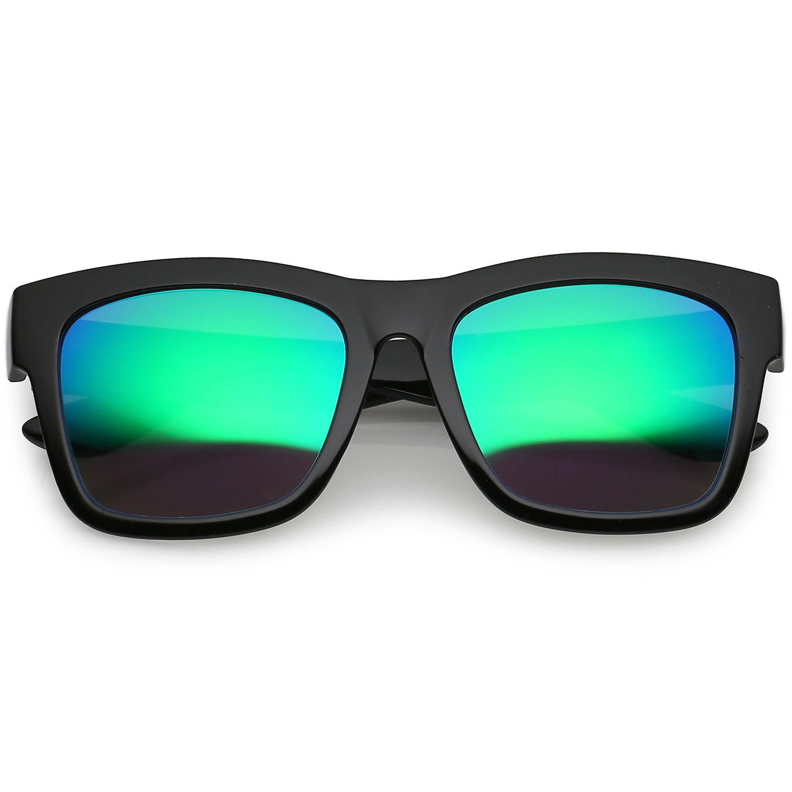 Shiny Black / Green Mirror