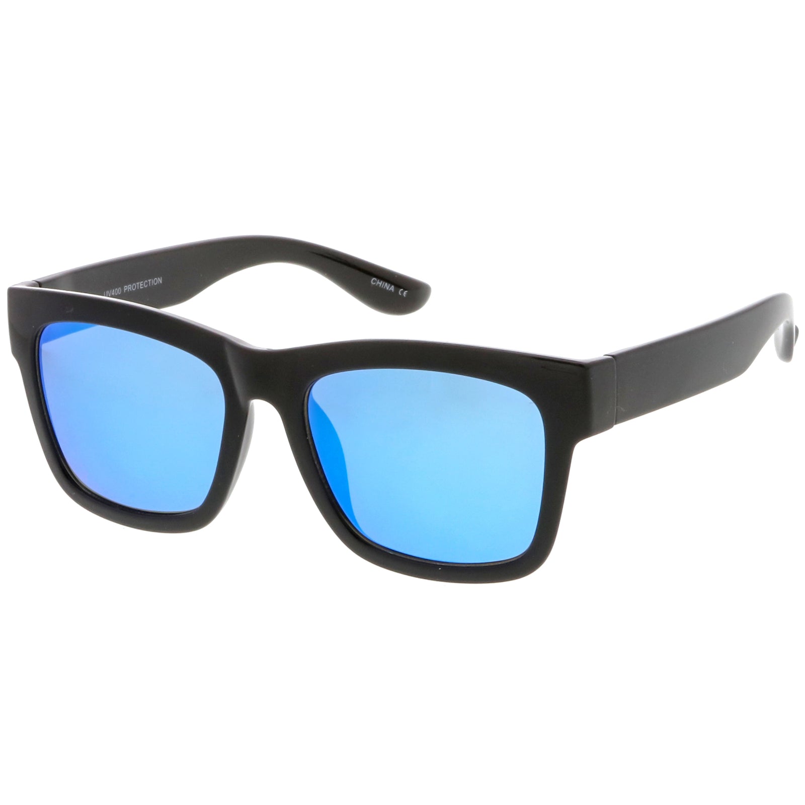 Shiny Black / Blue Mirror