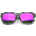 Matte Smoke / Magenta Mirror