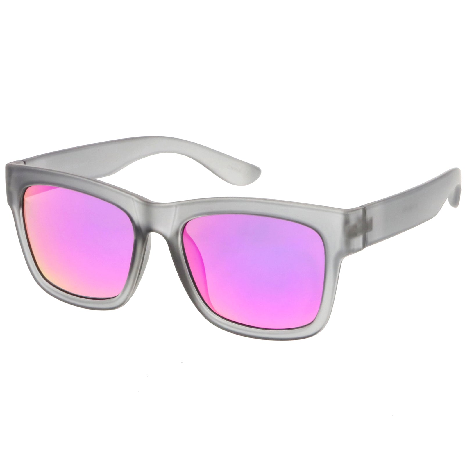 Matte Smoke / Magenta Mirror