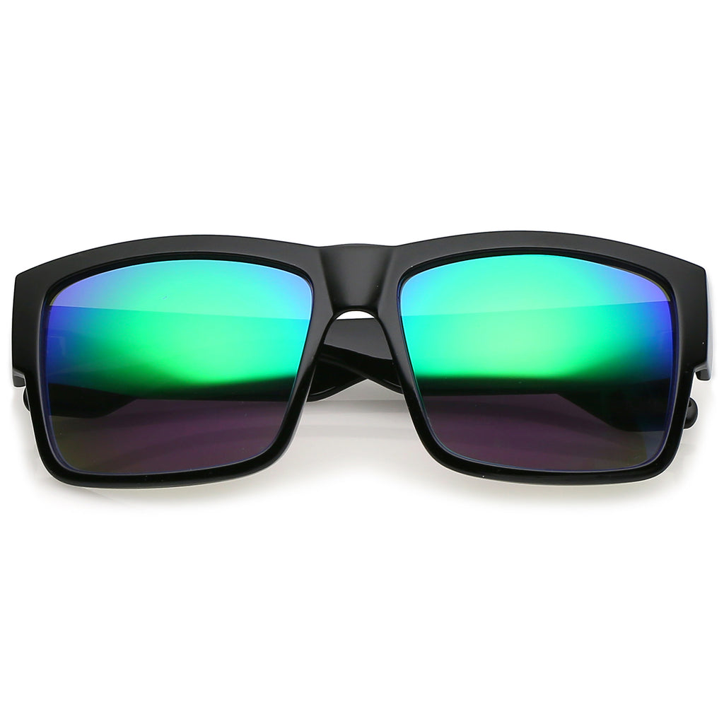 Shiny Black / Green Mirror