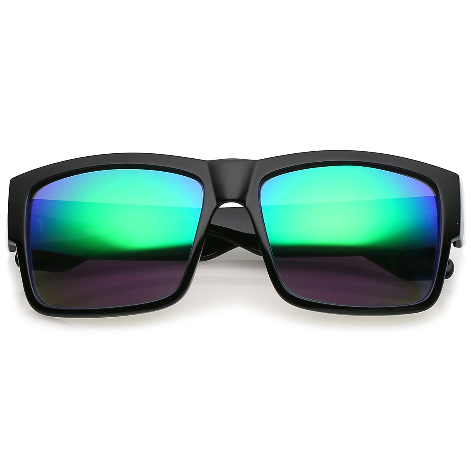 Shiny Black / Green Mirror