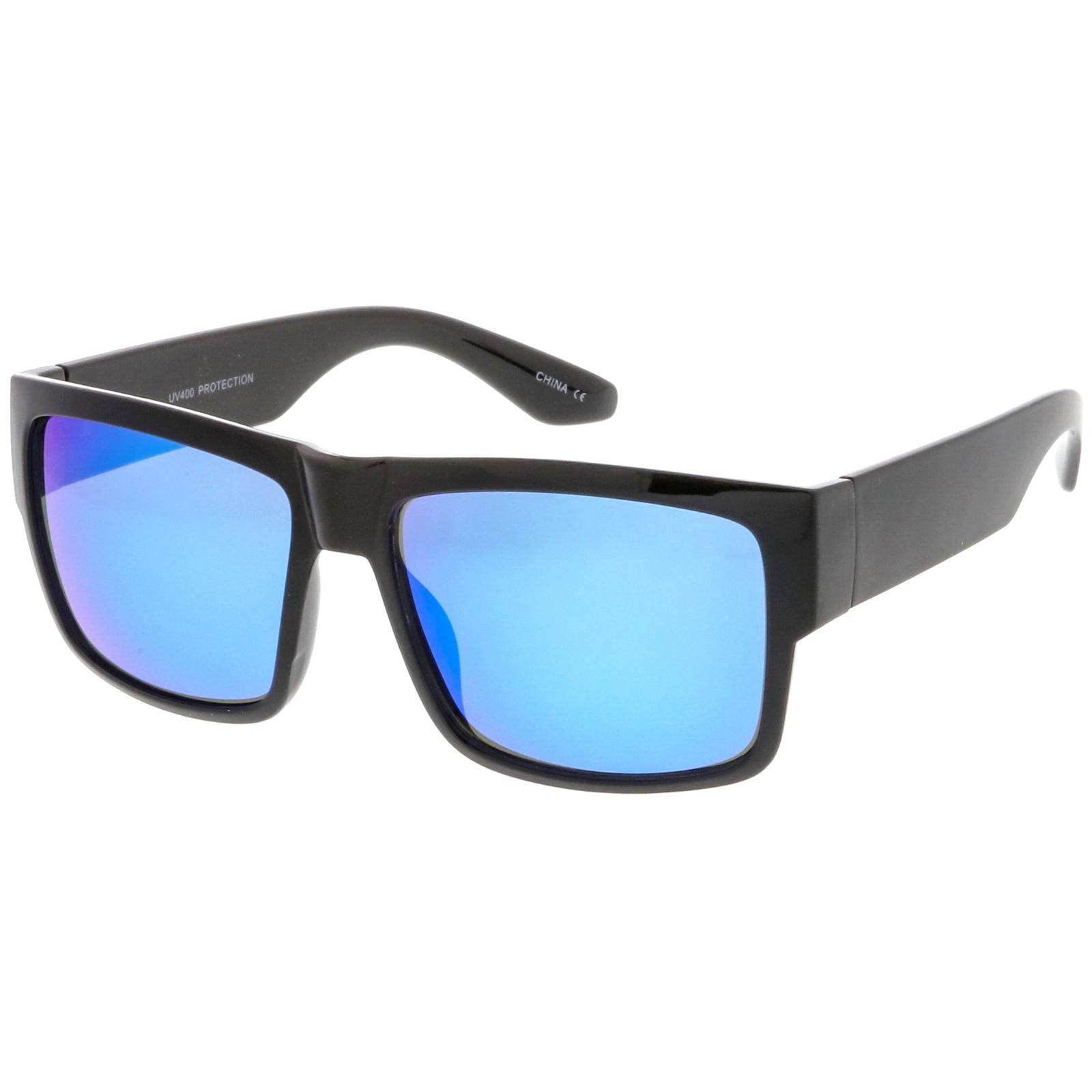 Shiny Black / Blue Mirror
