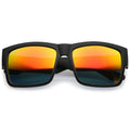 Matte Black / Orange Mirror