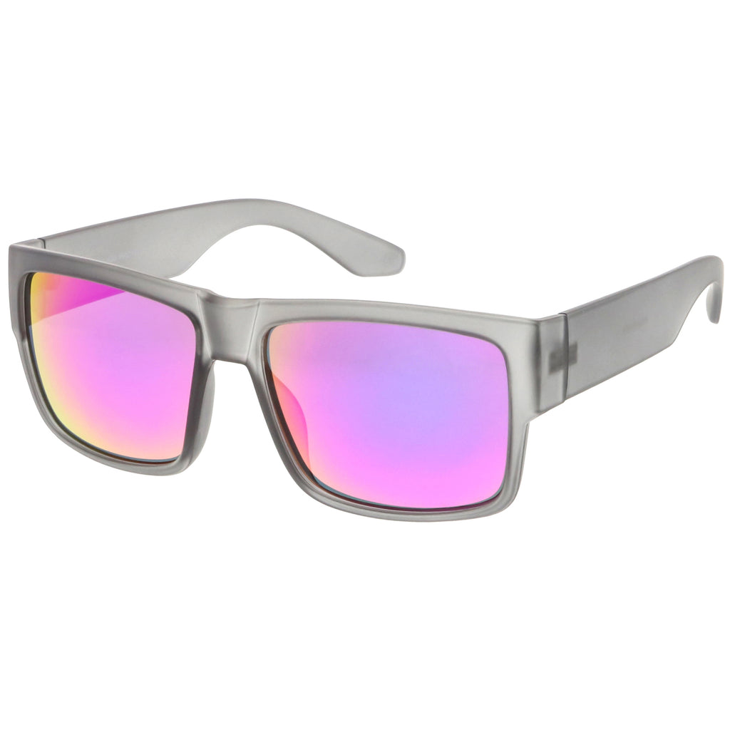 Matte Smoke / Magenta Mirror