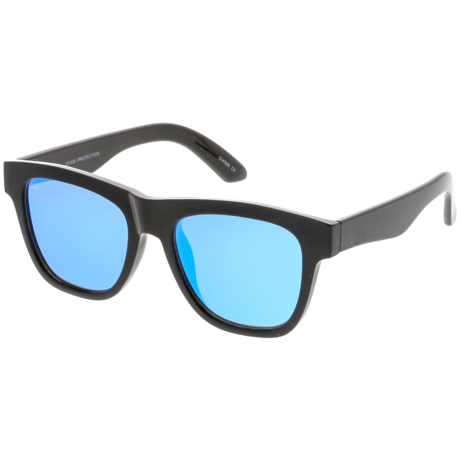 Shiny Black / Blue Mirror