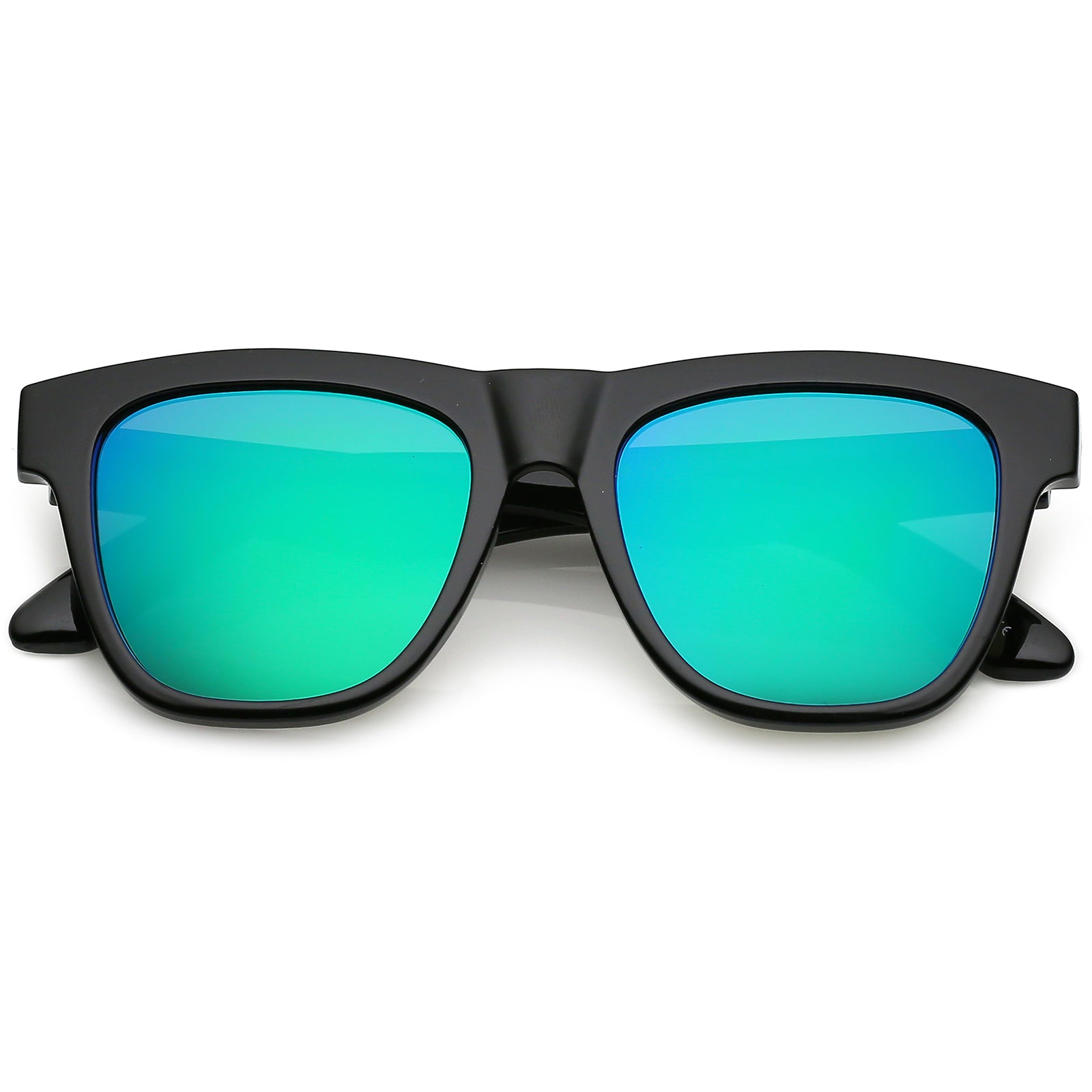 Shiny Black / Green Mirror