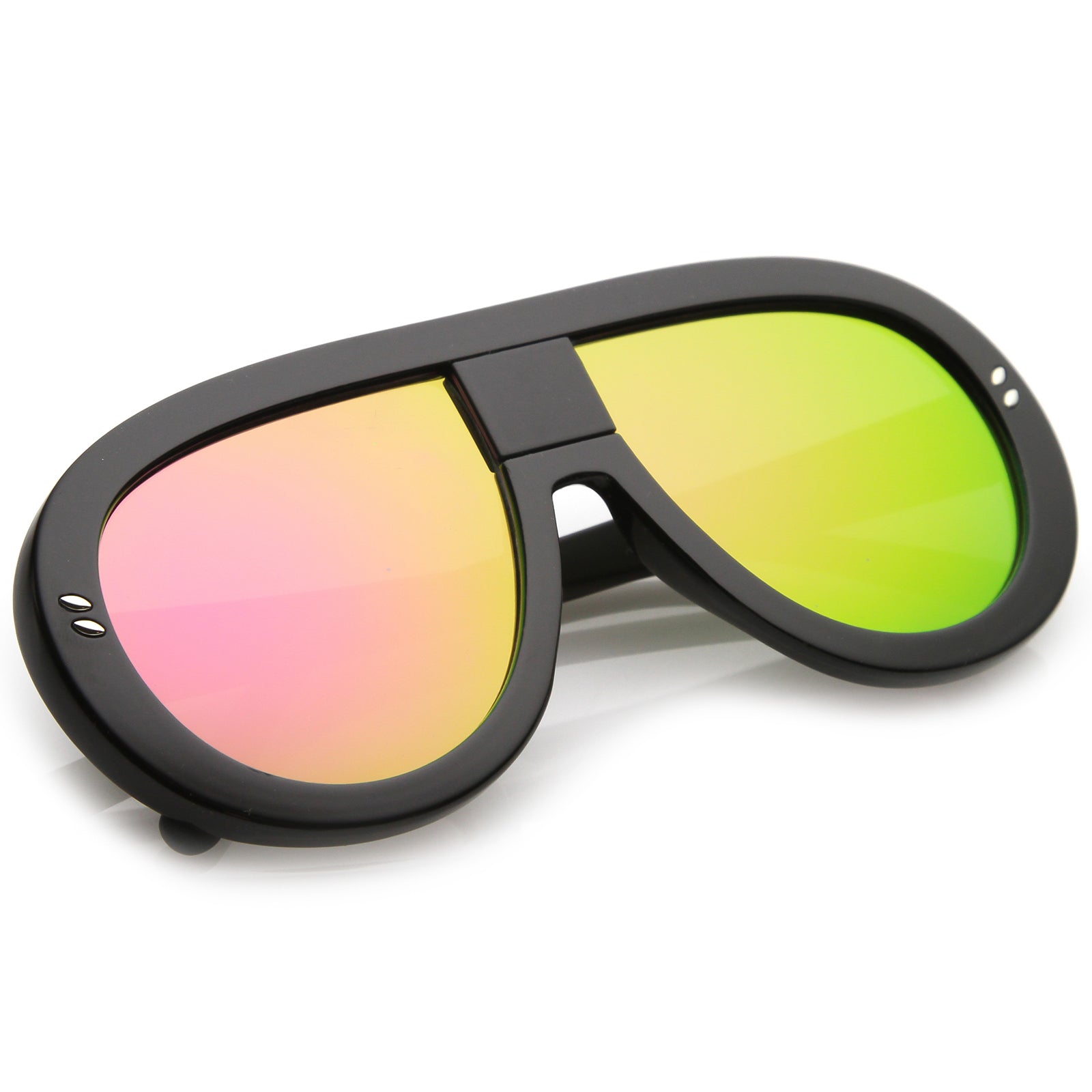 Black-Black / Magenta-Yellow Mirror