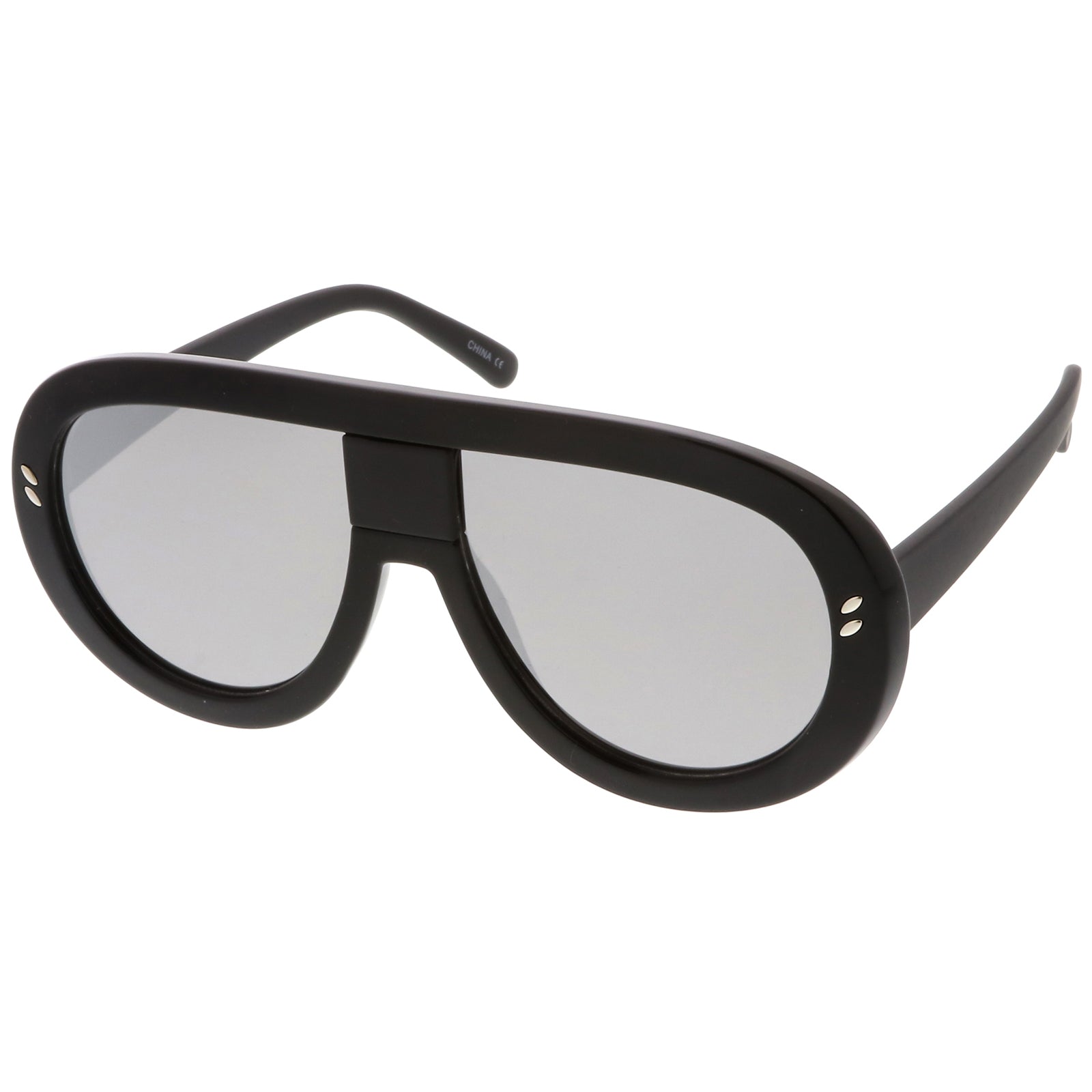 Black-Black / Silver Mirror