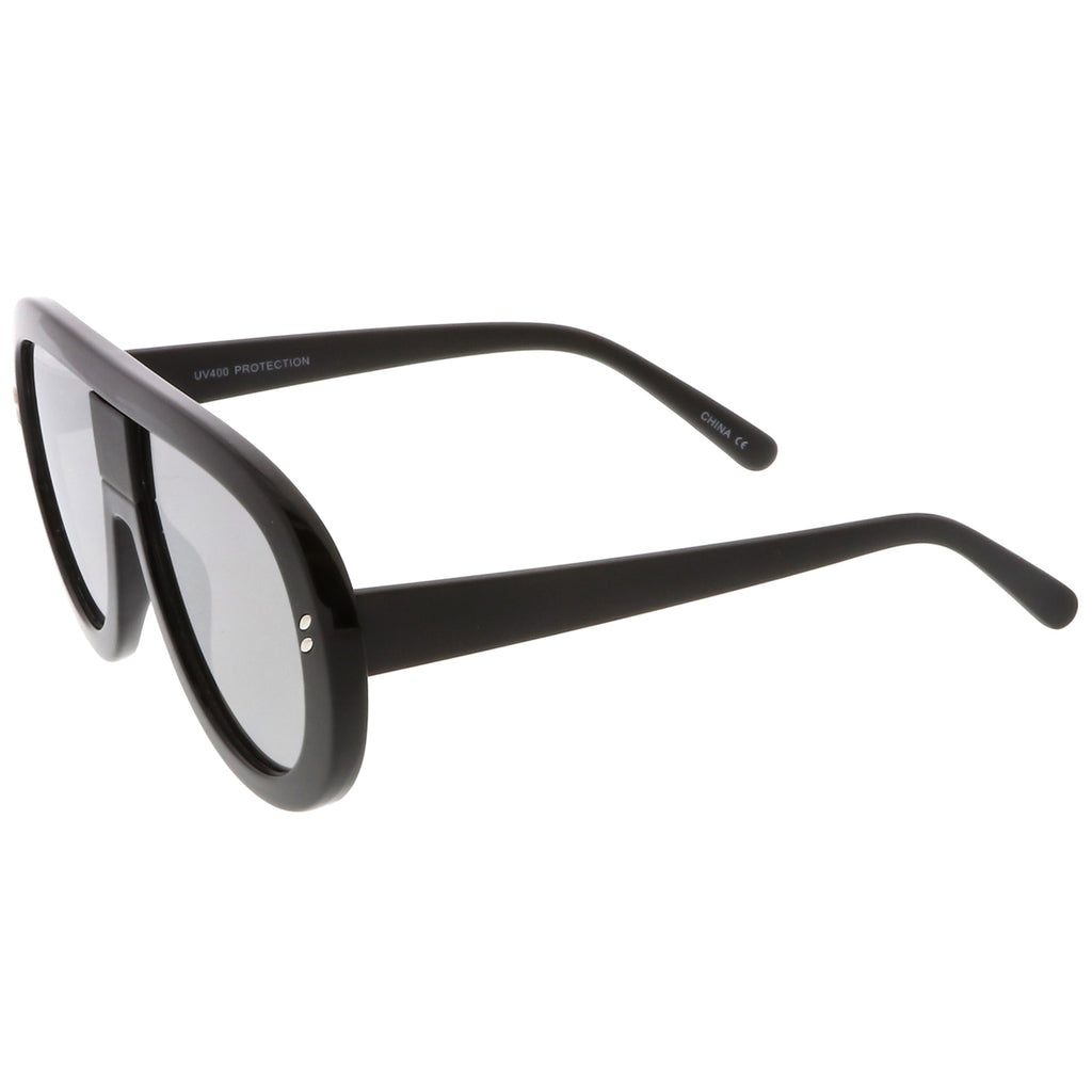 Black-Black / Silver Mirror