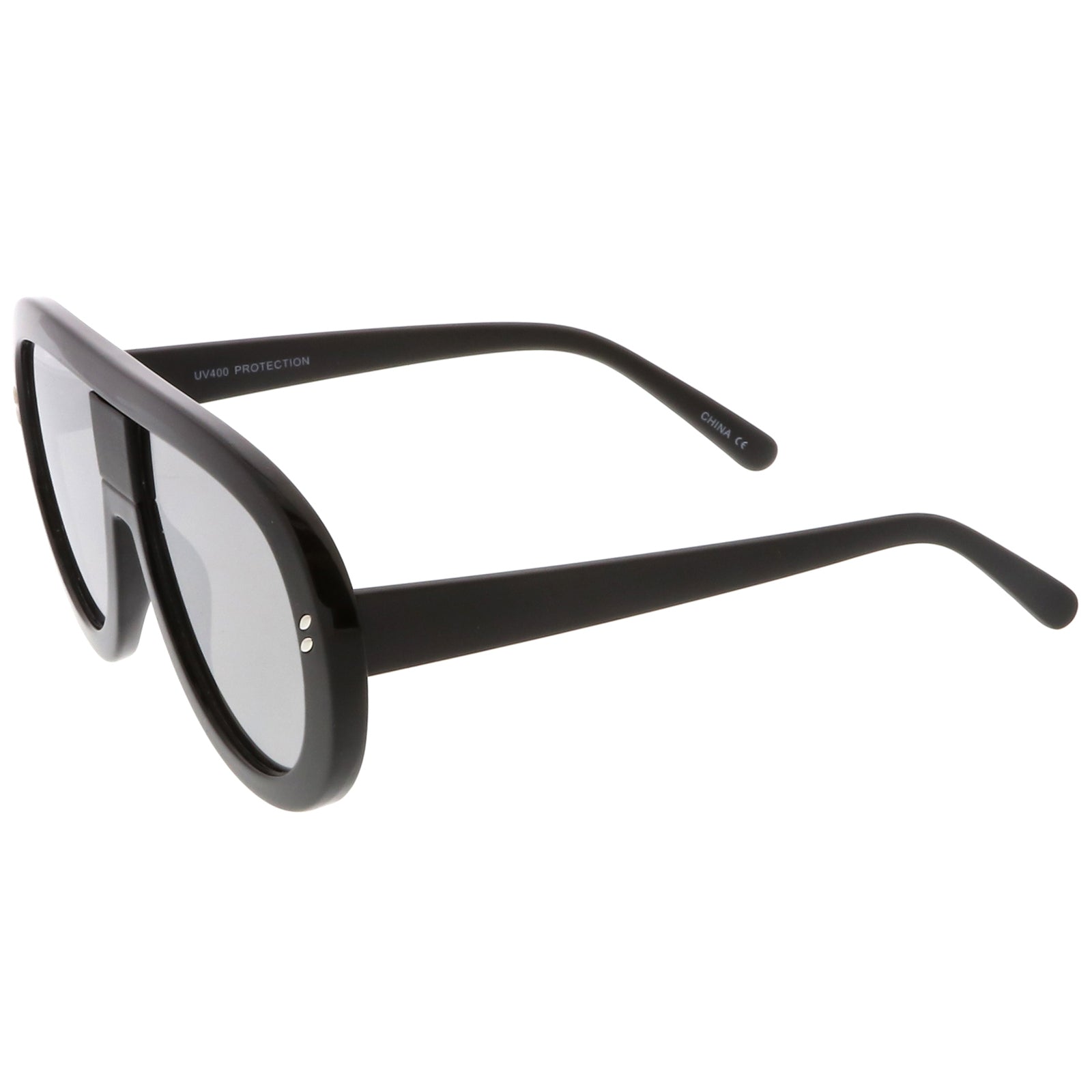 Black-Black / Silver Mirror
