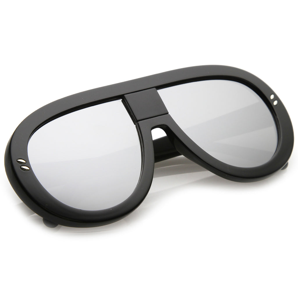 Black-Black / Silver Mirror