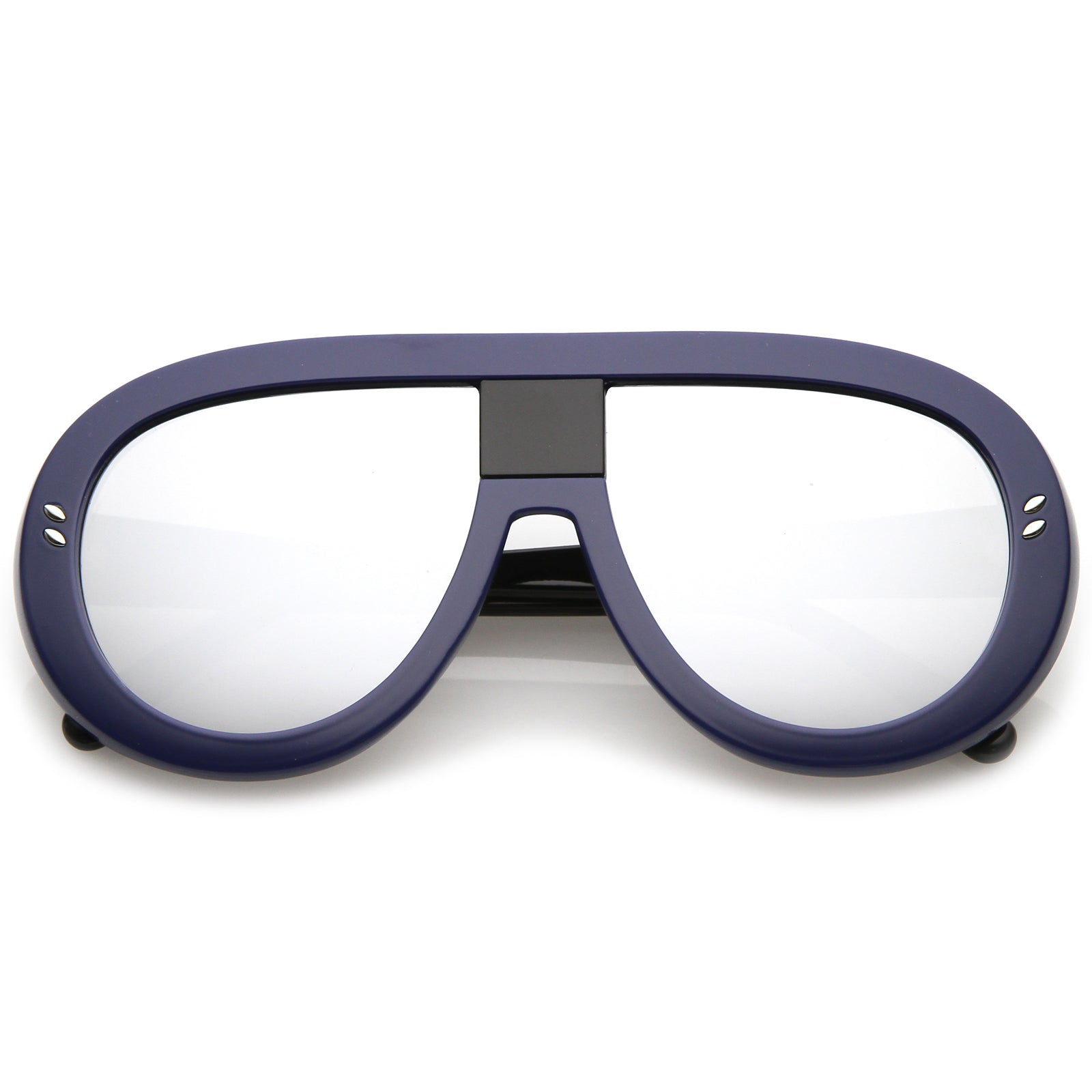 Blue-Black / Silver Mirror